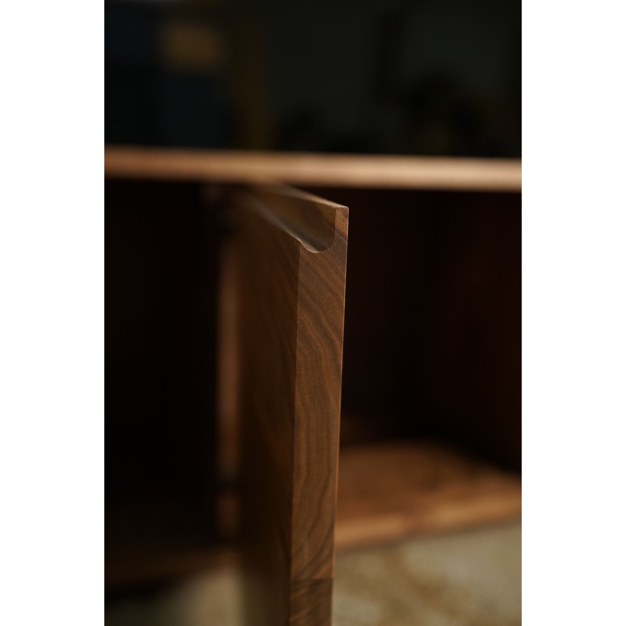 Sylvia Bench 72 W BN05 Door Closeup View by Tomfoolery Wood Co