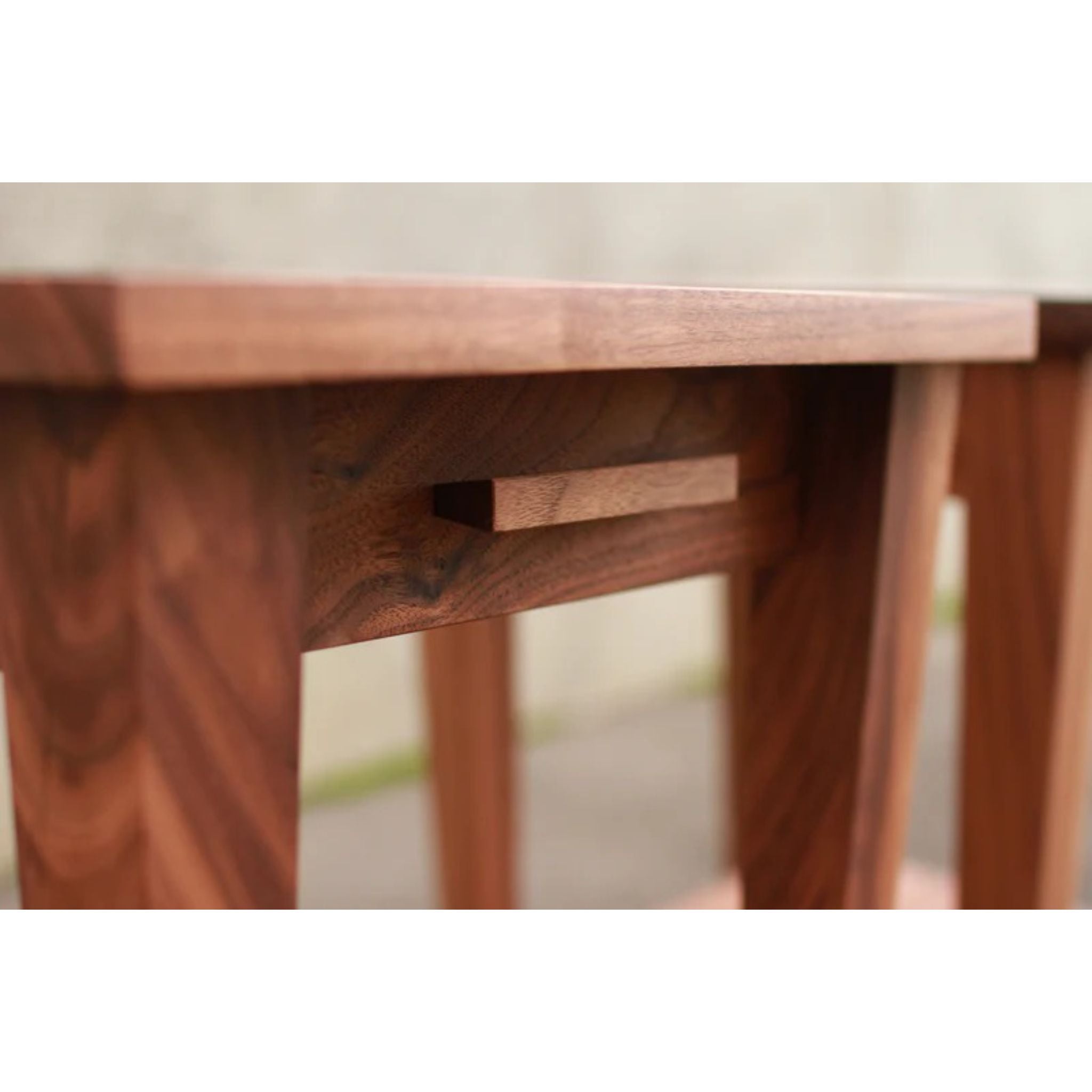 Urbanek Nightstand End Table ET08 Closeup View by Tomfoolery Wood Co