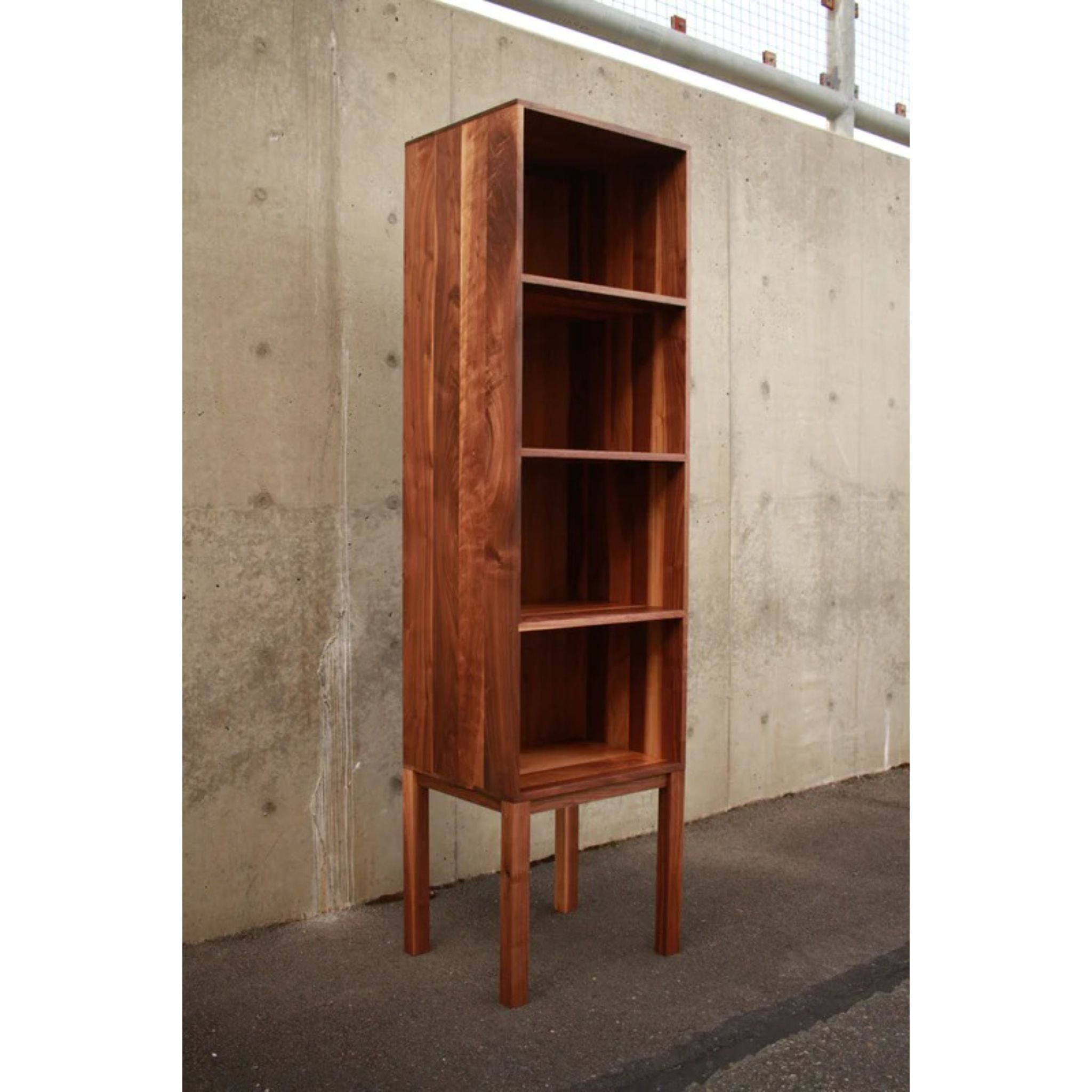 Vaughn Vinyl Tower CN91 Full Side View by Tomfoolery Wood Co