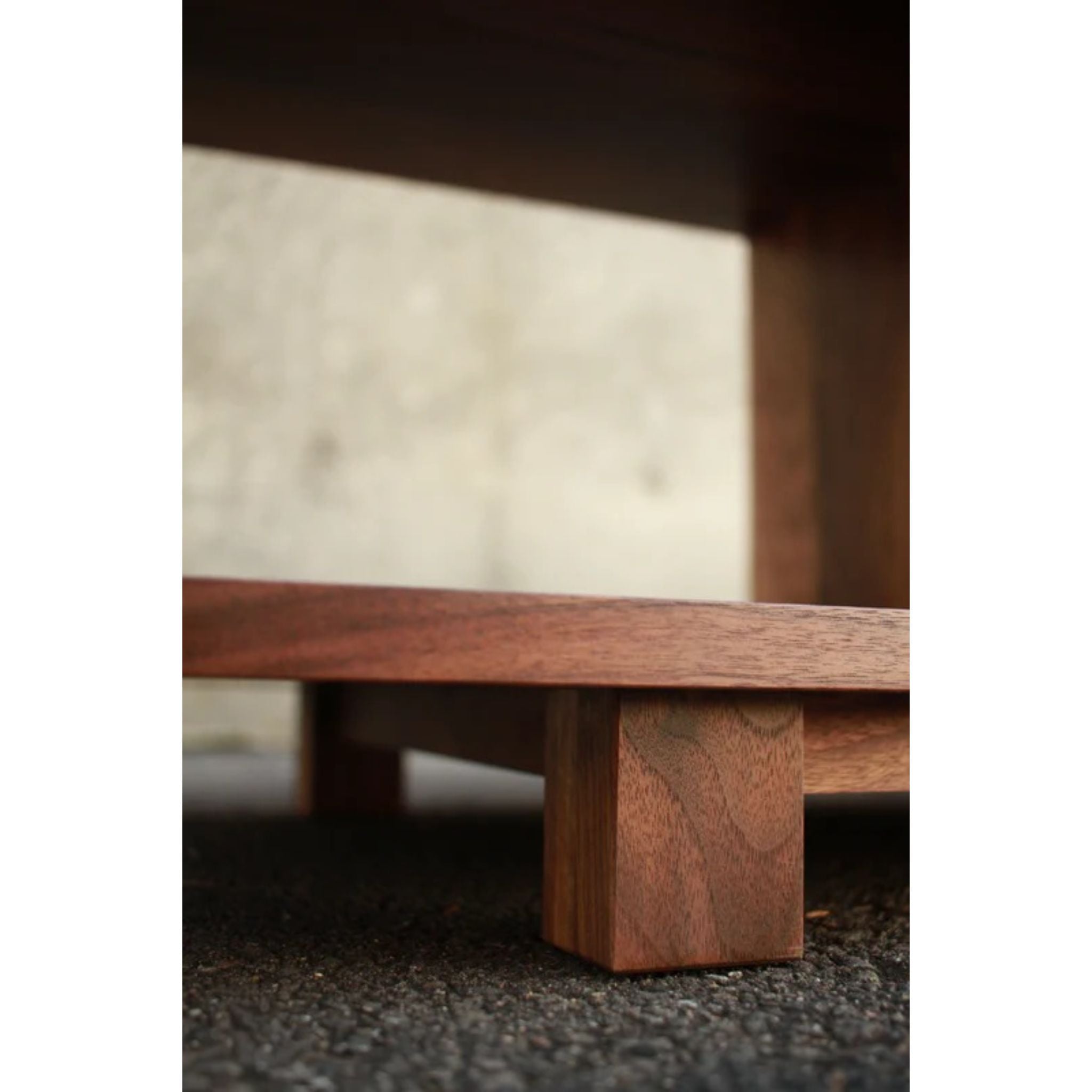 Warner Foyer Bench 72 BN17 Bottom Closeup View by Tomfoolery Wood Co