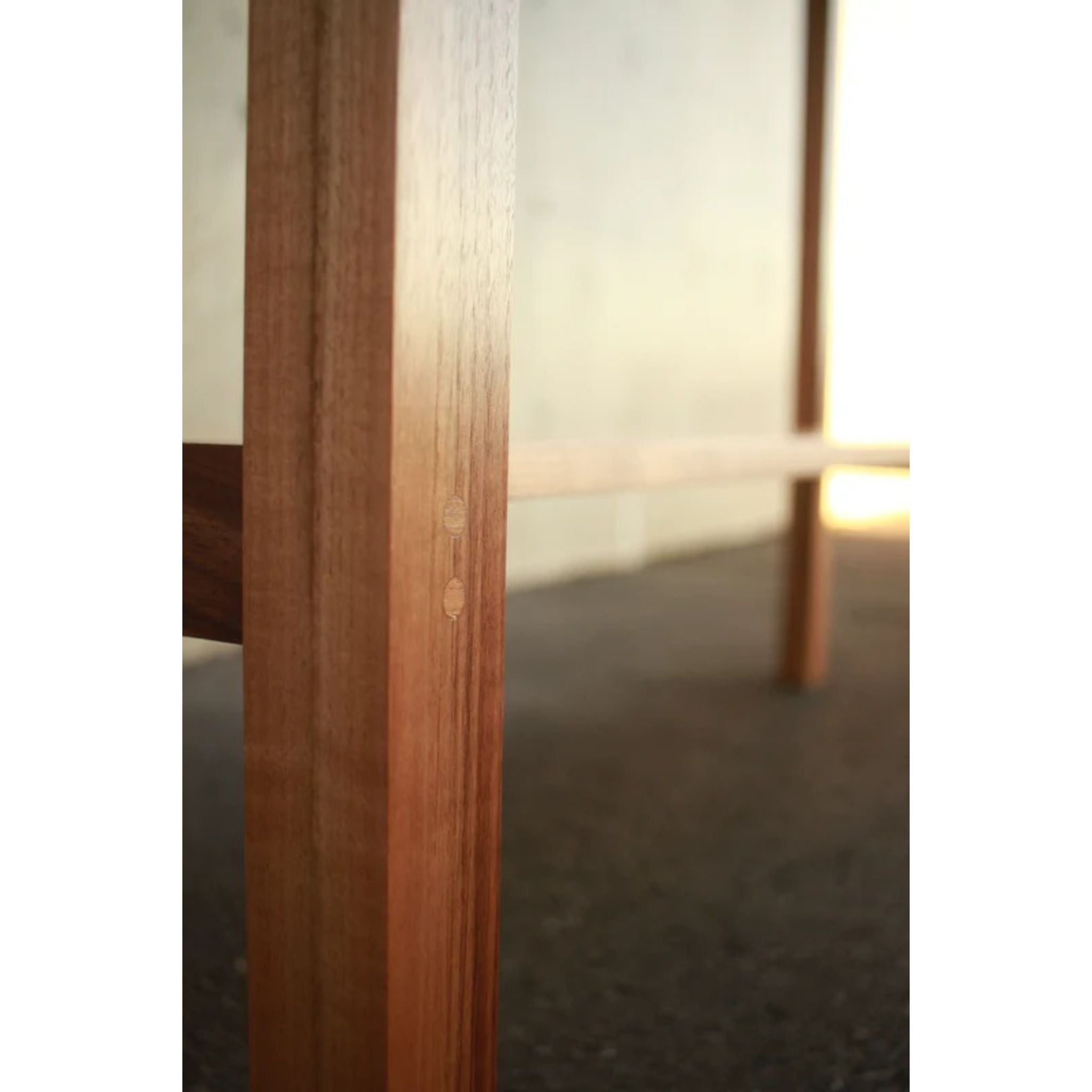 Warner Hallway Table TB24 Bottom View by Tomfoolery Wood Co