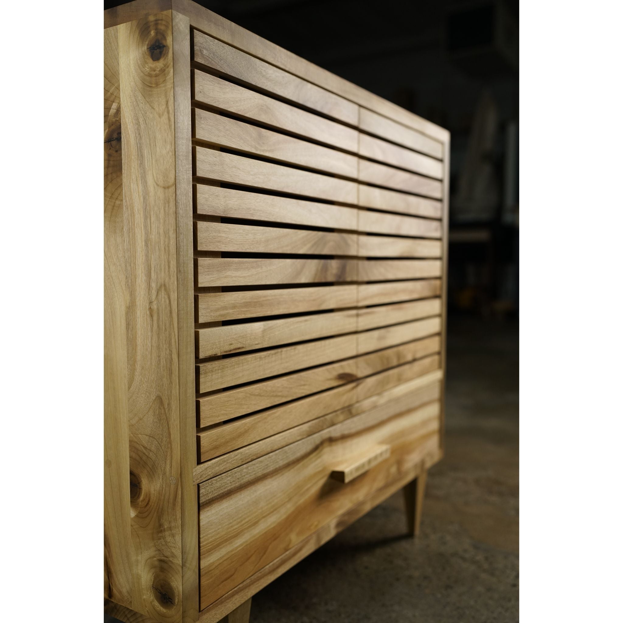Willis Cabinet CB01 Closeup View by Tomfoolery Wood Co