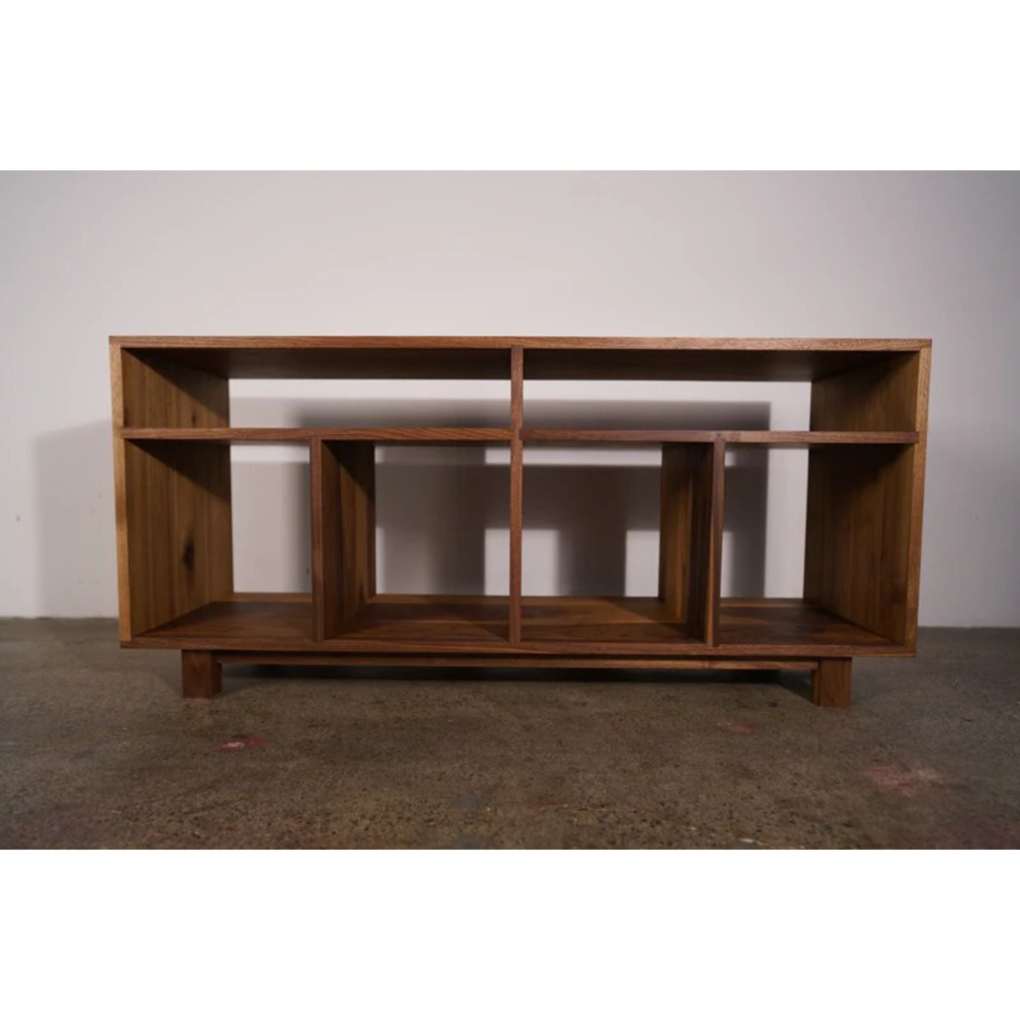 Heath Vinyl Console CN89 Front View by Tomfoolery Wood Co