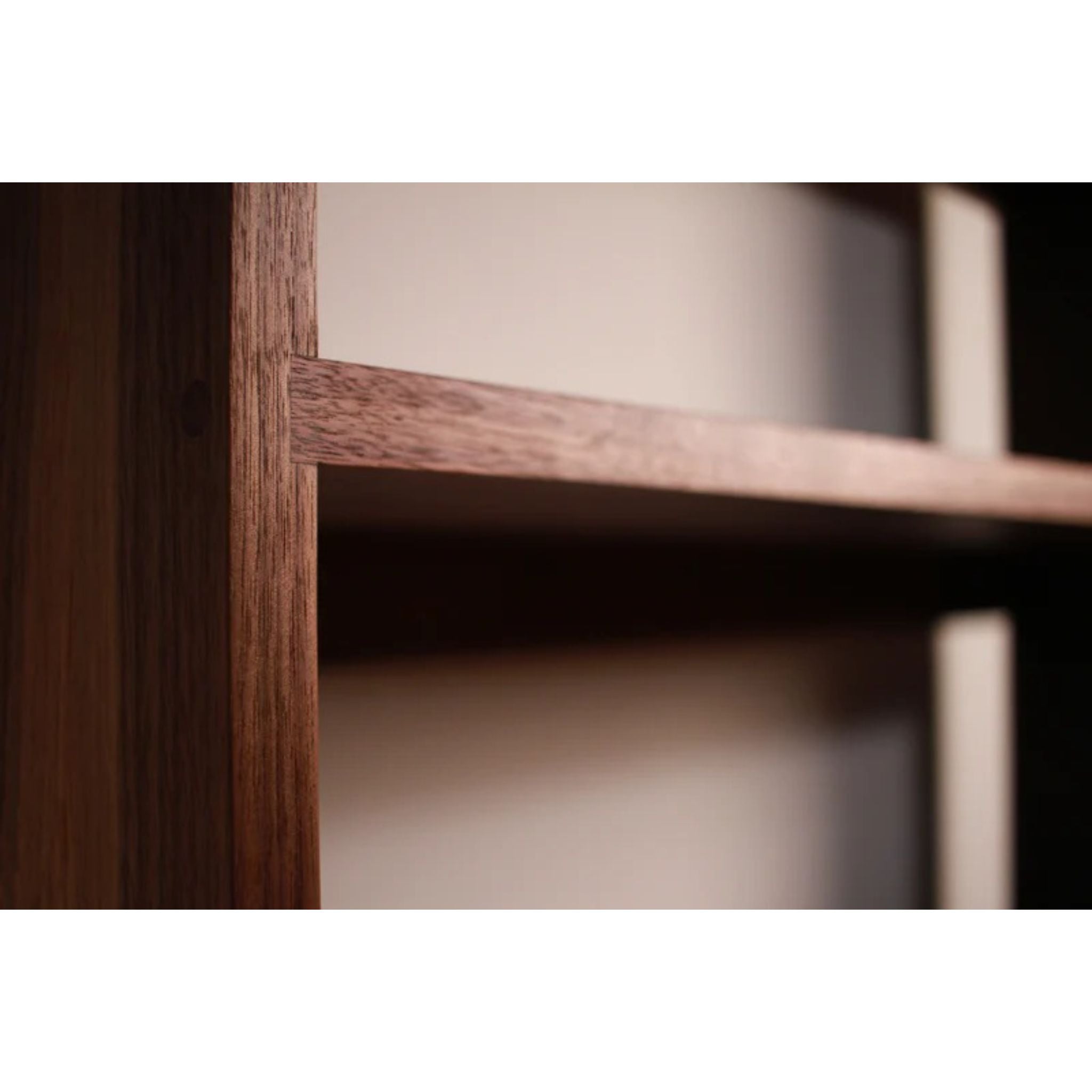 Rascoff Bookcase BC21 Closeup View by Tomfoolery Wood Co